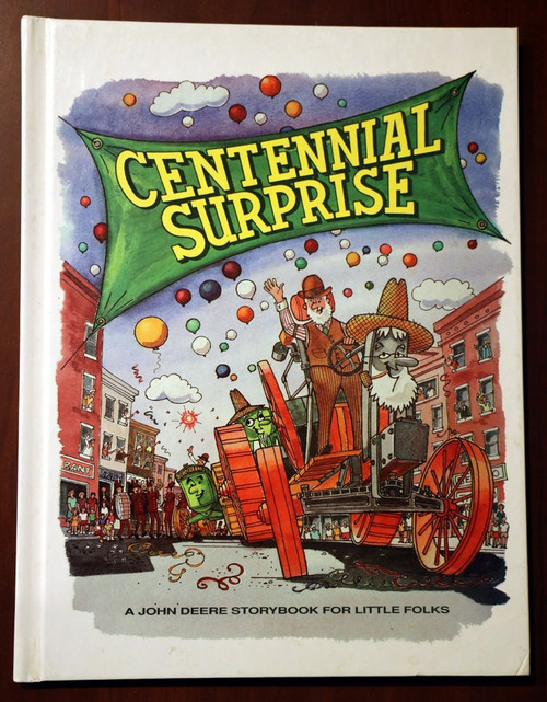 CENTENNIAL SURPRISE John Deere Storybook for Little Folks 1991 Farm Equipment