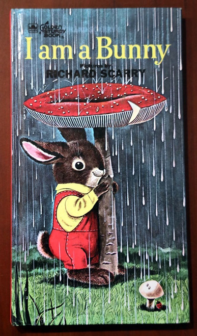 I Am A Bunny by Ole Risom/Richard Scarry 1963 Golden Sturdy Book Hardcover Board