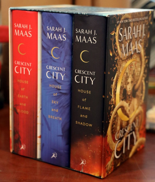 CRESCENT CITY by Sarah J. Maas 3-Volume Boxed Book Set FANTASY HC/DJ (2024) VG+