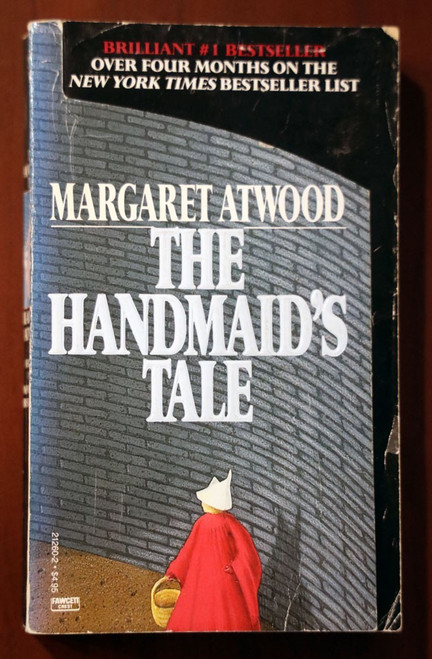 THE HANDMAID'S TALE by Margaret Atwood 1987 Fawcett Crest Paperback HULU TV SHOW