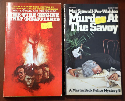 Fire Engine That Disappeared + Murder at the Savoy MAJ SJOWELL/PER WAHLOO Books