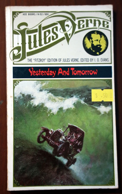 JULES VERNE Yesterday and Tomorrow 1965 Vintage Paperback ACE BOOKS Nice Copy
