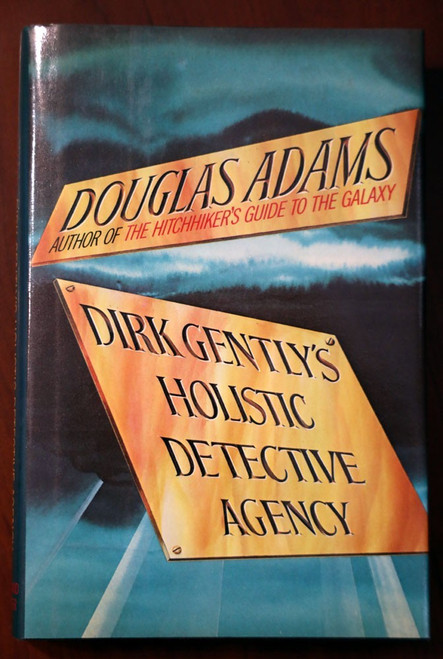 DIRK GENTLY'S HOLISTIC DETECTIVE AGENCY by Douglas Adams 1987 HC/DJ 1st Edition