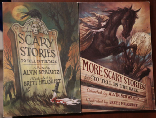 SCARY STORIES To Tell in the Dark + MORE by Alvin Schwartz/Brett Helquist 2010