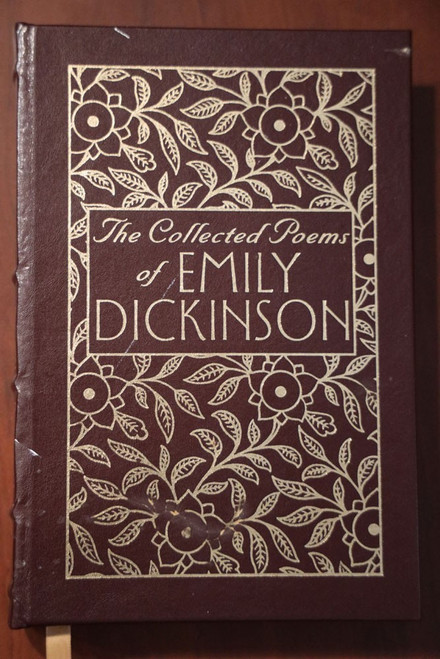 The Collected Poems of EMILY DICKINSON 1993 Barnes & Noble Leather Poetry Book