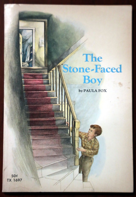 The Stone-Faced Boy by Paula Fox 1970 Scholastic Paperback 1st Printing TX 1697