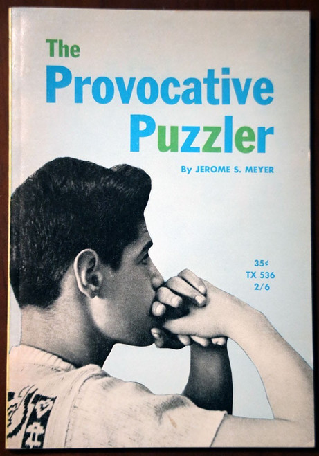 The Provocative Puzzler by Jerome S. Meyer 1966 Vintage Scholastic Paperback