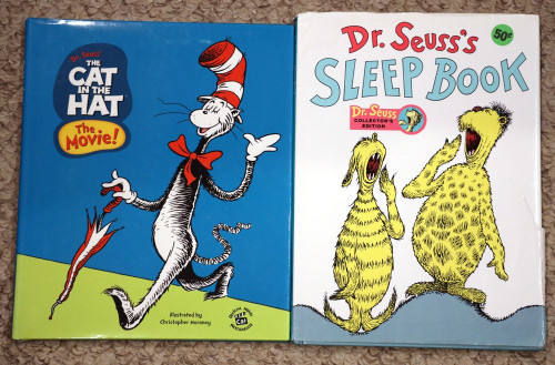 THE CAT IN THE HAT The Movie (2003) + Dr. Seuss's SLEEP BOOK (1990) HC/DJ Lot