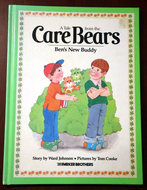 CARE BEARS Ben's New Buddy 1984 Parker Brothers Vintage Hardcover Ward Johnson