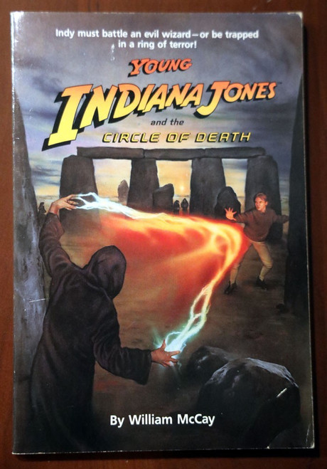 YOUNG INDIANA JONES and the Circle of Death #3 1990 Movie Tie-In Paperback McCay