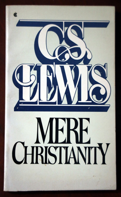 MERE CHRISTIANITY - C.S. Lewis 1960 Vintage Macmillan/Collier Paperback RELIGION