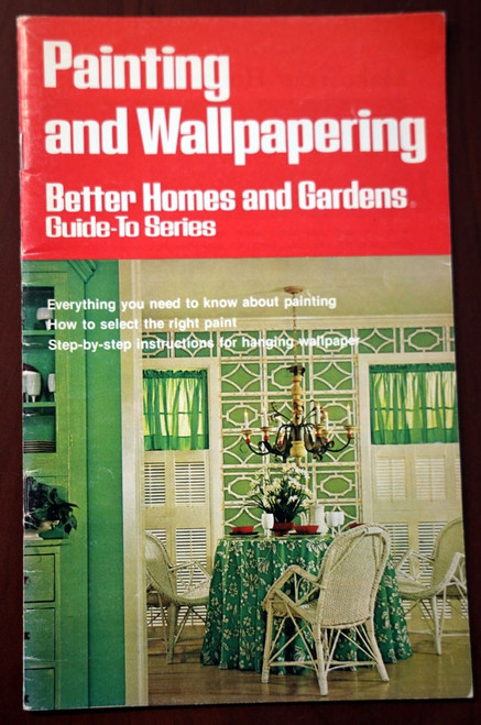 PAINTING AND WALLPAPERING Better Homes and Gardens Vintage Guide 1975 Home Deco