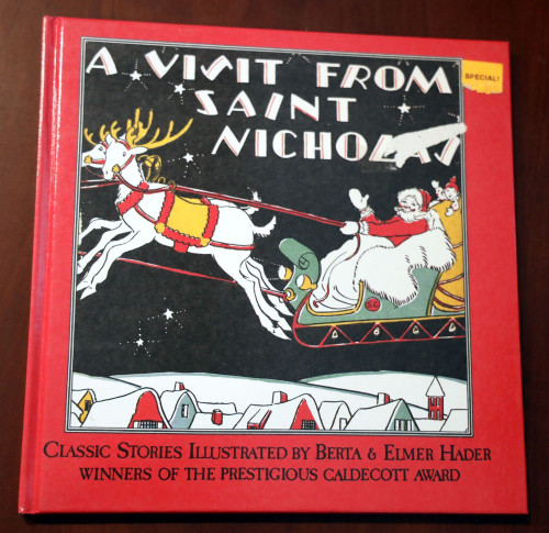 A Visit from Saint Nicholas 1990 Hardcover C MOORE Illustrated Berta/Elmer Hader