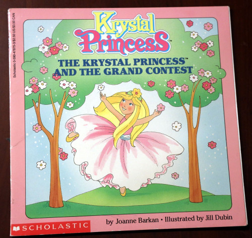KRYSTAL PRINCESS and the Grand Contest 1994 Scholastic Paperback [DOLL] Barkan