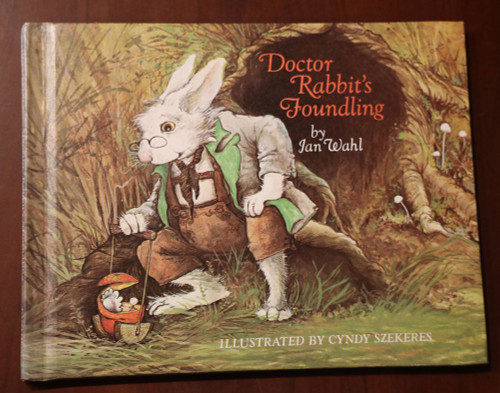 Doctor Rabbit's Foundling by Jan Wahl & Cyndy Szekeres 1977 Vintage Hardcover