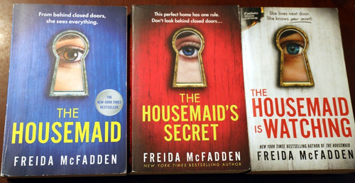 THE HOUSEMAID Trilogy by Freida McFadden (Secret/Is Watching) Paperback - MOVIE