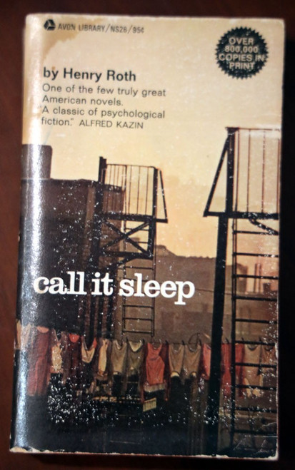 Call It Sleep by Henry Roth 1968 Vintage Avon Paperback Jewish Immigrants NYC