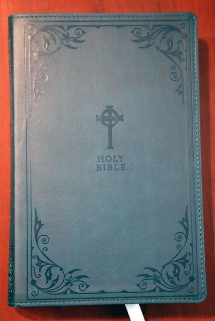 HOLY BIBLE NRSV Catholic Edition Anglicized Text Gift Ed. Leather/Gilt 2008 TEAL