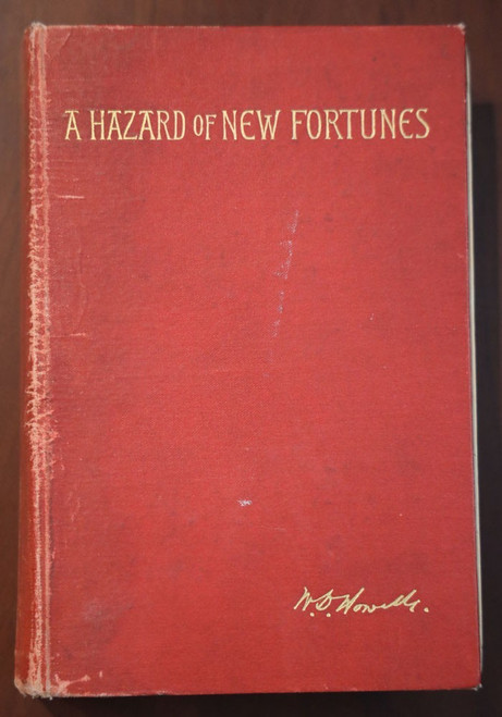 A HAZARD OF NEW FORTUNES by William D. Howells 1891 Antique Novel ILLUSTRATED