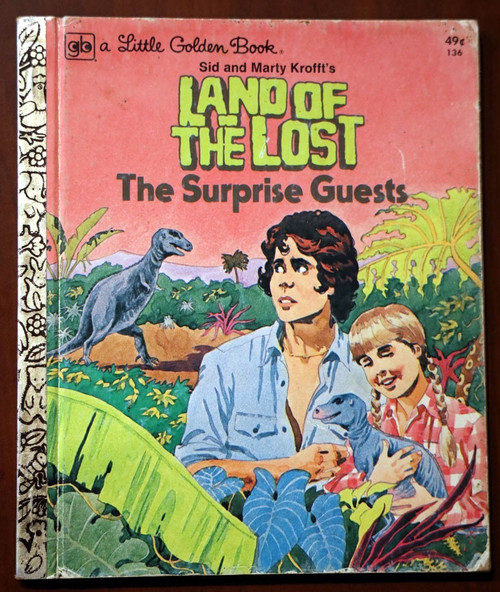 Sid/Marty Krofft's LAND OF THE LOST Surprise Guest 1975 LITTLE GOLDEN BOOK #136