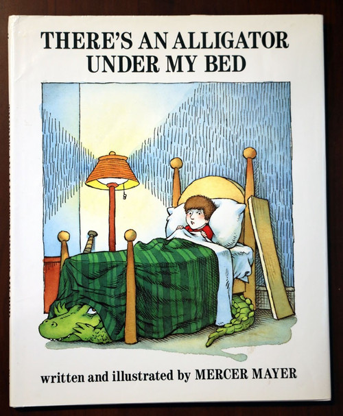 There's an Alligator Under My Bed by Mercer Mayer 1987 HC/DJ Vintage Children's