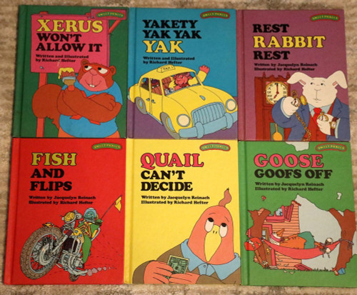 Lot of 6 SWEET PICKLES Vintage Children's Books Weekly Reader Large Format NICE