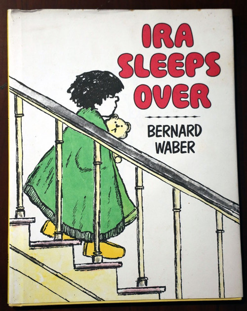 IRA SLEEPS OVER by Bernard Waber 1972 HC/DJ $13.95 Price Vintage Children's Book