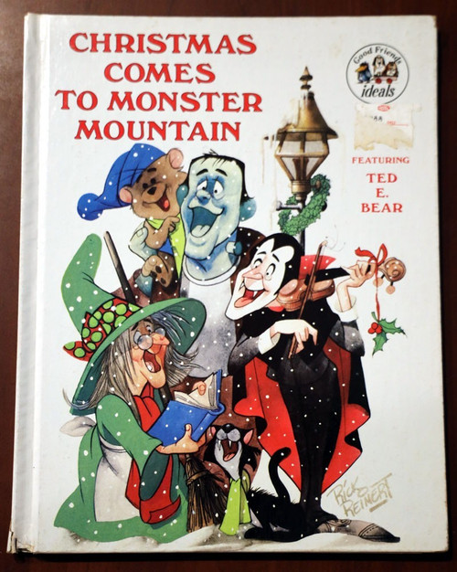 Christmas Comes to Monster Mountain Featuring TED E. BEAR Rick Reinert Art 1981