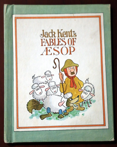 Jack Kent's FABLES OF AESOP 1972 Parents' Magazine Press Vintage Hardcover Book