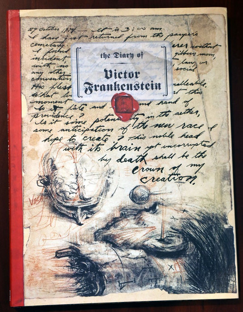 The Diary of Victor Frankenstein 1997 HC/DJ {Mary Shelley} Roscoe Cooper 1st Ed.