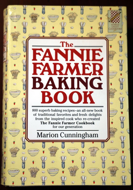 Fannie Farmer Baking Book by Marion Cunningham 1996 HC/DJ Cookbook 800 Recipes