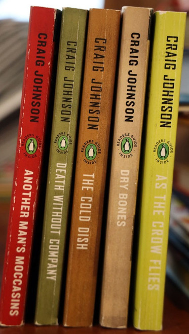 Lot of 5 Craig Johnson Paperback Books Longmire Series/Netflix WESTERNS/Mystery
