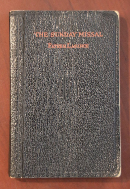 THE SUNDAY MISSAL by Father Lasance 1935 Benziger Brothers CATHOLIC Prayerbook