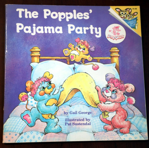 The Popples Pajama Party by Gail George/Pat Sustendal 1986 Pictureback 1st Print