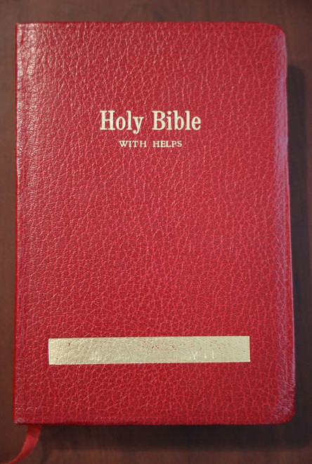 HOLY BIBLE with Helps 1971 Revised Standard Version RSV Thomas Nelson RED 2nd Ed