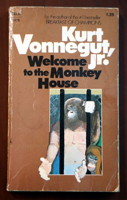 Welcome to the Monkey House by Kurt Vonnegut, Jr. 1973 Vintage Dell Paperback