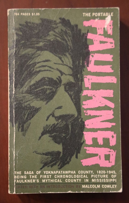 The Portable FAULKNER by Malcolm Cowley 1966 Viking Press Paperback P18 Vintage