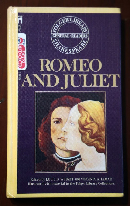 ROMEO AND JULIET by William Shakespeare Folger Library Econo-Clad Hardcover 1959
