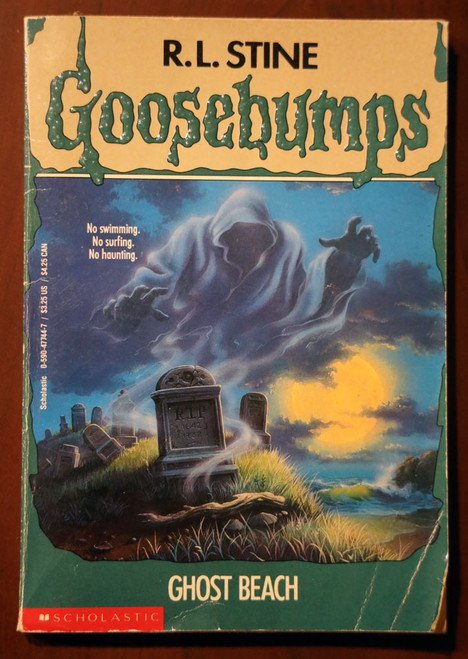 GOOSEBUMPS Ghost Beach #22 by R.L. Stine 1994 Scholastic Paperback 1st Printing
