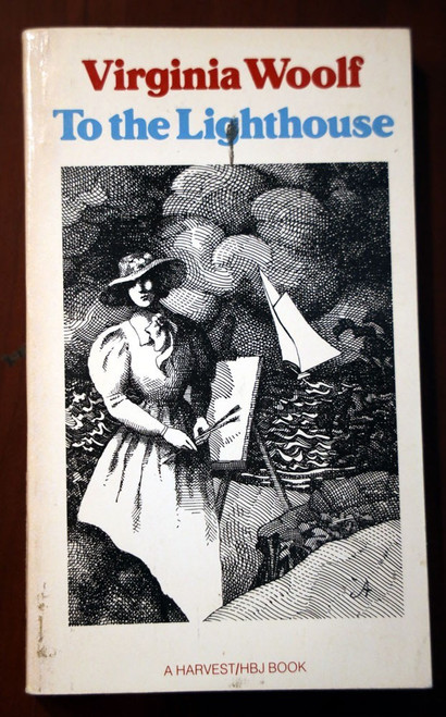 To the Lighthouse by Virginia Woolf c. 1955 Harvest/HBJ Vintage Paperback Book