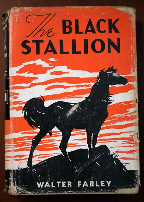 The Black Stallion by Walter Farley 1941 HC/DJ 33rd Print Keith Ward Illustrated