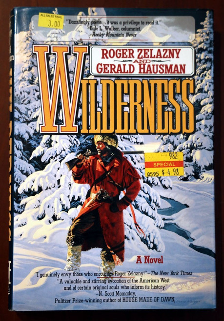 WILDERNESS by Roger Zelazny/Gerald Hausman 1994 1st Ed. Western/Survival Novel