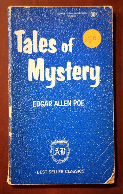 Tales of Mystery by Edgar Allan Poe Best Seller Classics AWARD BOOK Blue Cover