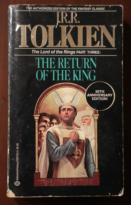 Return of the King by J.R.R. Tolkien 1987 Paperback LORD OF THE RINGS LOTR 50th