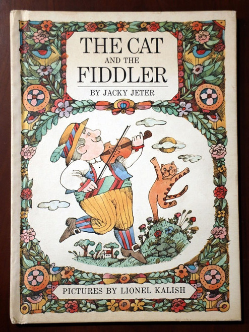 The Cat and the Fiddler by Jacky Jeter Parents' Magazine Press 1968 Vintage Book
