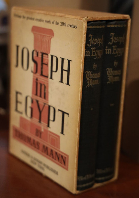 JOSEPH IN EGYPT by Thomas Mann Vintage 2-Volume Boxed Set 1938 VG+ Condition