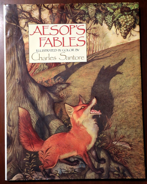 AESOP'S FABLES Illustrated in Color by Charles Santore SIGNED HC/DJ 1998
