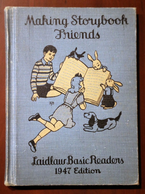Making Storybook Friends 1947 Edition Laidlaw Basic Readers Vintage School Book