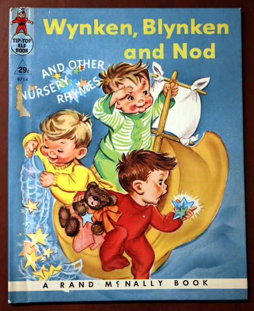 Wynken Blynken and Nod by Eugene Field Tip Top Elf Book #8714 Rand McNally 1956