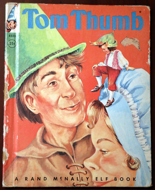 TOM THUMB by Lucille Wallace 1961 Vintage Rand McNally Elf Book #8323